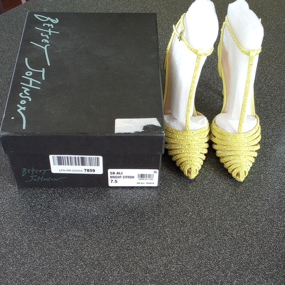 Betsey Johnson Yellow Women's Shoes
